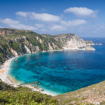 Petani Beach in Kefalonia, Ionian Islands, Greece.